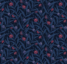 Чёрные обои с цветами Loymina Origins / Ориджинс ALS3, 021